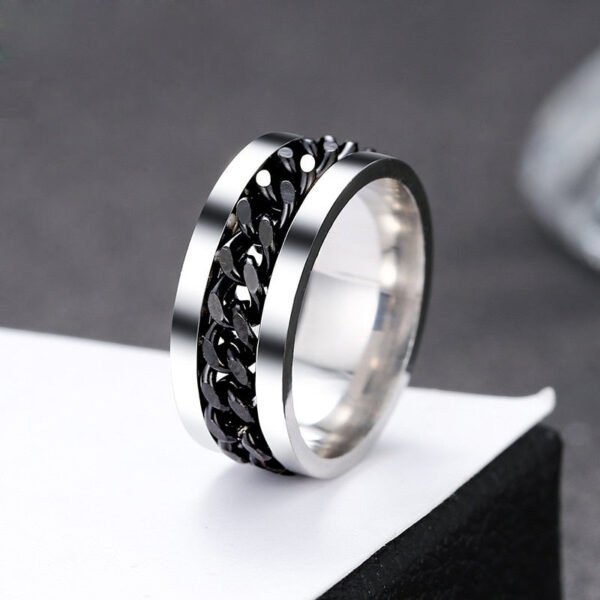 Spinning Chain Ring for Men - Image 23