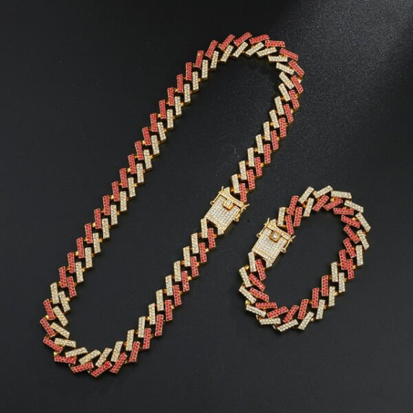 Extassy Cuban Necklaces Bracelet Set - Image 27