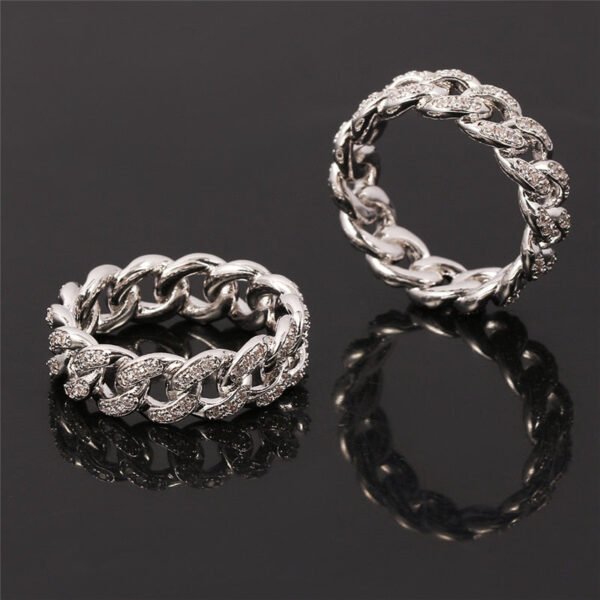 Kings & Queens Cuban Chain Rings