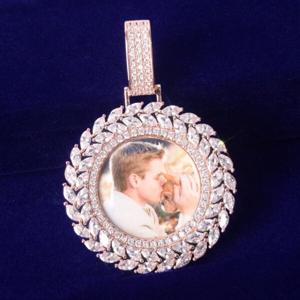 Royal Wreath Custom Photo Pendant Necklaces - Image 7