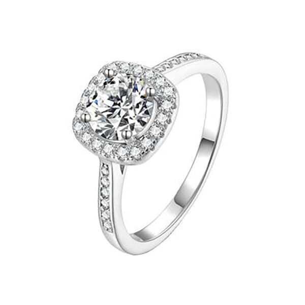 Eternity Moissanite Wedding Ring - Image 4