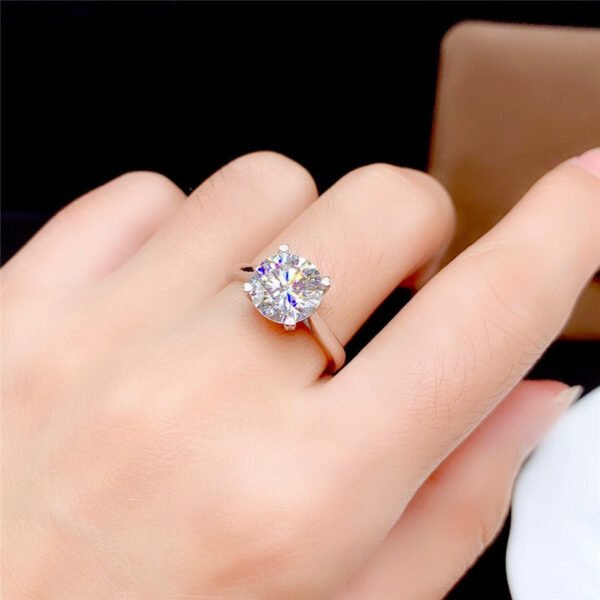 Lava Moissanite Ring